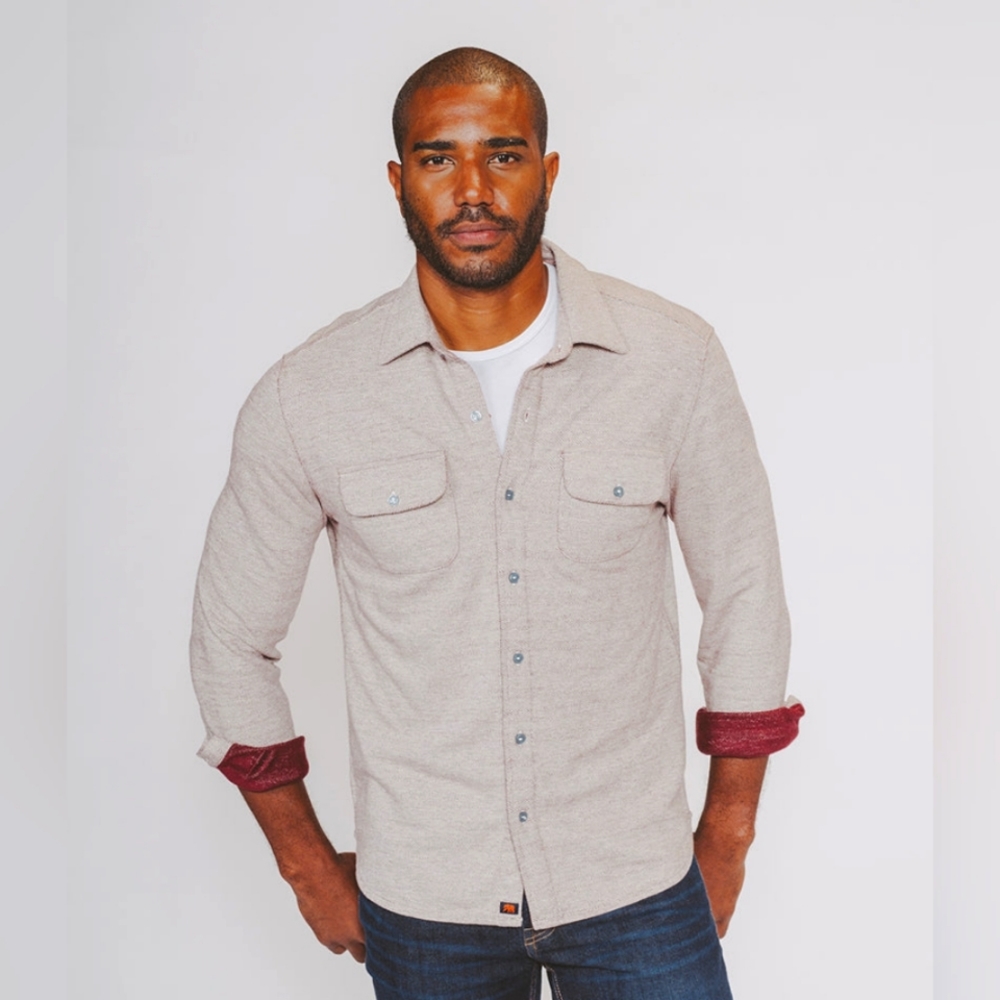 NWOT Textured Knit Shirt - The Normal Brand